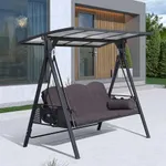 PURPLE LEAF Outdoor Patio Porch Swi