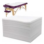 Simplisa Disposable Bedsheet 30 GSM – Non-Woven White Massage Table Sheets for Spa, Salon, Travel, Therapy, Hospital & Clinic – 32"x72" (Pack of 60)
