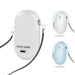 atovio Personalized/Customised Wearable & Portable Air Purifier, Compact & Personal, TESTED AT IIT KANPUR, MADE IN INDIA, No Filter Required, Removes 99.9% Pollutants (Customized)