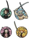 Demon Slayer Set of 4 Enamel Pins