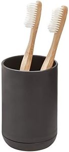 InterDesign Boutique Box Toothbrush Holder Matte Black