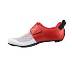 Fizik Men's Transiro Hydra Triathlon Shoes, White/Metallic Red, 11