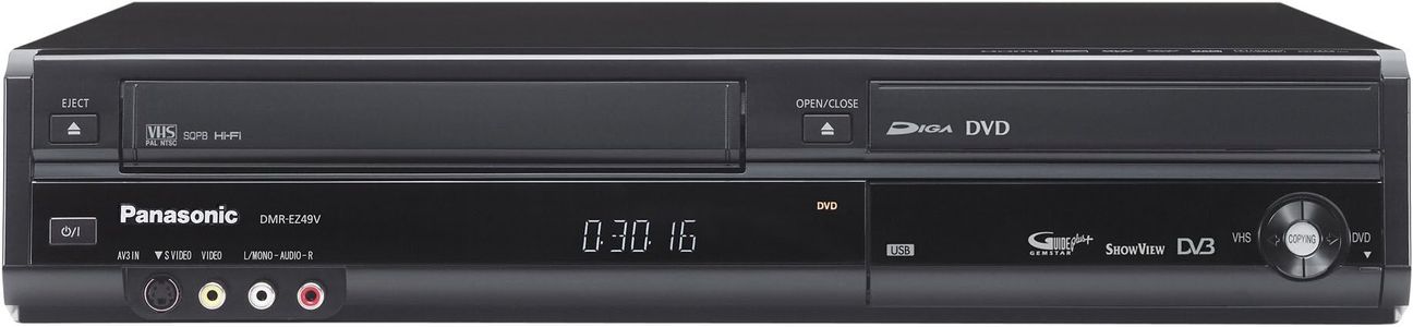 Panasonic DVD VCR Recorder – Multi-Format Playback, EZ49V