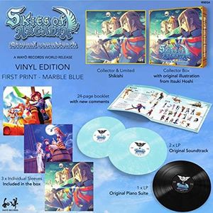 Skies Of Arcadia Eternal Soundtrack - Exclusive Limited Edition Blue Marbled 2x LP Box Set (12" Limited Edition Black Vinyl LP Included)