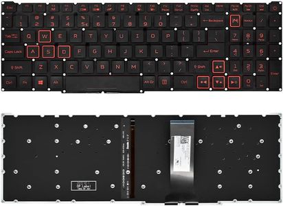 Tiugochr Laptop Replacement US Layout Red backlight Keyboard for Acer Predator Helios 300 PH315-52 PH315-53 PH317-53 Acer Nitro 5 AN515-43 AN515-54 AN515-55 AN517-51 Acer Nitro 7 AN715-51 LG05P_T90BAL