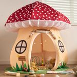 Enchanted Mushroom Play Tent - A World of Adventure for Kids 3+ - The Ultimate Toddler Tent for Creative Indoor Fun