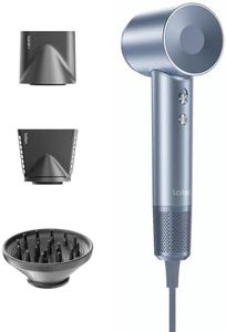 Laifen Hair Dryer, High Speed 200M Ionic Blow Dryer with 110, 000 RPM Brushless Motor for Fast Drying, Low Noise, Hairdryer with Magnetic Nozzle