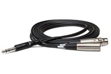 HOSA Stereo 1/4" Phone - XLR(M) and XLR(F), 3m (9.9 ft.) - Send/Return (Insert) Cables