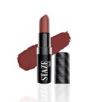 Staze 9to9 Velvet Kiss Matte + Intense Color Lipstick |12H Long Stay | Non-drying Formula | Matte Finish |Lightweight & Comfortable | 06 Hot Chocolate | 3.8g