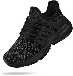 Troadlop Boys Girls Sneakers Running Walking Tennis Gym Sports Slip On Workout Youth Shoes for Kids Camo Black Size 1 M US Little Kid