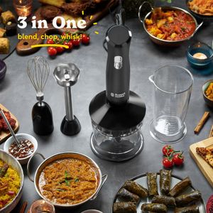 Russell Hobbs 3-in-1 Hand Blender – Multi-Function Kitchen Mixer
