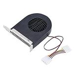 System PCI Slot Blower CPU Case DC Cooling Fan 12v 4pin Cooler for PC Laptop