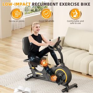 VANSWE Recumbent Exercise Bike – 400 lb Capacity, Bluetooth, Magnetic Resistance