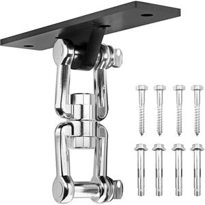 VivaZen Heavy Bag Hanger,Heavy Duty Punching Bag Mount Hanger Bracket,Wall Ceiling Mount Hook 360°Rotation Wood Beam Holder Body Weight Strength Training Systems,Aerial Yoga Swing & Hammock.