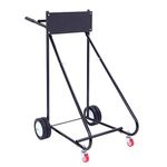 TUFFIOM Outboard Boat Motor Stand, Engine Carrier Cart Dolly for Storage, 315lbs Weight Capacity, w/Wheels (Black)