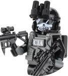 Battle Brick CIA Ghost SAD/SOG Commando Custom Minifigure | Genuine Military Minifig | Head Printed in USA | 1.6 Inches Tall | Great Gift for Ages 10+ to Adult AFOL