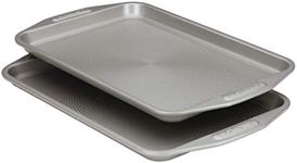 Circulon Total Bakeware Set Nonstick Cookie Baking Sheets, 2 Piece, Gray