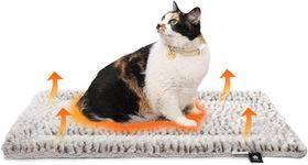 MORA PETS Self Heating Cat Bed Heated Cat Blanket Washable Warming Pet Pad Electric-Free Heat Bed Puppy Cushion Christmas Small Thermal Mat Reversible 70 x 46 cm