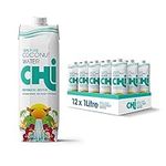 CHI 100% Pure Coconut Water - 1 litre (Pack of 12) - Fat, Gluten and Dairy free Vegan - Rehydrate and Revive!