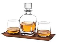 Godinger Whiskey Decanter and Whisk