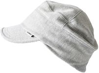 CHARM Mens Cotton Baseball Military Hat - Womens Summer Stretch Peak Cap Winter Light Gray