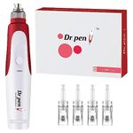 R A Products Derma Auto - Professional Wireless Electric Microneedle Microneedling Pen - Can be Adjustable - with 2x12-Pin, 2x36-Pin Replacement Cartridges (Cartridge color will var