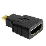 Adapter HDMI Female to Micro HDMI Type D Male Port Adapter Suitable for Smartphones such as the Evo 4G