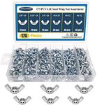 175 PCS Wing Nuts Fasteners Butterf