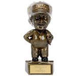 Trophy Football Manager Bobble Head Figure 15.cm Free Engraving up to 45 Letters A1166