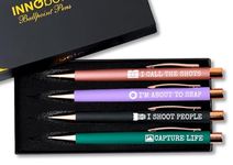 InnoBeta Photographer Gifts Ballpoint Pen Set of 4, Funny Photographer Gifts for Women/Men, Office Tools for Birthday, Christmas - Best Ever