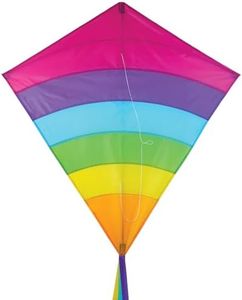 In the Breeze 3394 — Fiesta Arch 39-inch Diamond Kite — Colorful Easy Flying, Single-Line Kite, Kite Bag and Line Included