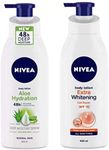 Nivea ALOE HYDRATION + EXTRA WHITENING CELL REPAIR BODY LOTION (800 ml)