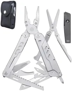 HEYCROWN Multitool 21-in-1 Stainless Steel Pocket Knife Camping Gifts