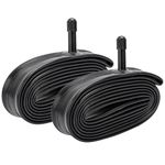 YUNSCM 20" Heavy Duty Bike Tubes 20x1.75/1.95/2.125/2.25 AV32mm Schrader Valve 20" Bicycle Inner Tubes Compatible with 20 x1.75 20 x1.95 20x2.0 20x2.10 20x2.125 20x2.20 20 x 2.25 Bike Tire Tubes 2-Pcs