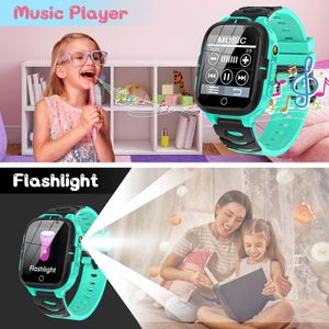 ELEJAFE Kids Smart Watch – Calls, SOS, 24 Games, 2 Cameras, Green