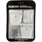 Igloo Cooler Plastic Parts Kit - 2 Latches, 3 Hinges, Latch Post & Screws