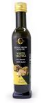 BABUNI White Truffle Oil 250 ml - Non GMO, No color, solvents added. (Double the value with a 250 ml dark glass bottle to protect the oleic acid and antioxidants of EVO)Made and Packaged in Umbria, Italy.Its an ideal dressing to enhance your dishes; unique taste with truffle's unique appeal and aroma. Pairings: Excellent with pasta, risotto, meat carpaccio, gourmet salad, gourmet egg dishes, roasts, sliced beef etc.