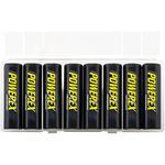 Powerex Low Self-Discharge Precharged AA Rechargeable Nimh Batteries, (MH-8AAP-BH)