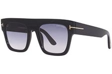 Tom Ford UV Protected Black Square Full rim Sunglasses for Women - FT0847 52 01B