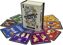 Stack 52 Dumbbell Exercise Cards. Dumbbell Workout Playing Card Game. Video Instructions Included. Perfect for Training with Adjustable Dumbbell Free Weight Sets and Home Gym Fitness. (2019 Mega Pack)