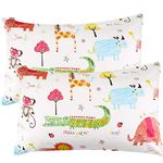 Kids Toddler Pillowcases UOMNY 2 Pack Pillowslip Case Fits Pillows sizesd 13 x 18 or 12x 16 for Kids Bedding Pillow Cover Baby Pillow Cases Elephant