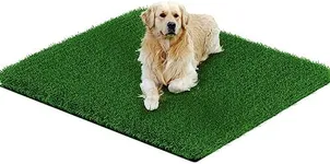 Grass Pad for Dogs Patch Potty, Strong Absorbency Soft and Real Grass for Pets Potty Training, Easy to Clean Fake Grass for Dog Indoor Outdoor Use