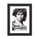 inspire TA Jim Morrison poster Doors Rock band Posters Vintage Music Band Painting Wall Frames, Laminated Poster With Black Frames (12 X 9 INCHES) (Jim Morrison)