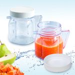 Replacement Mini 1-cup Plastic Jar by Saffire, fits most Oster Blenders (2 Pieces)