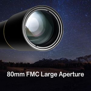 Portable 80mm Refractor Telescope – Compact Travel Scope