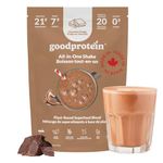 Good Protein Vegan Plant-based Protein Powder 100% Natural, Non-GMO, Dairy-free, Gluten-free, Soy-free, No Added Sugar and Nothing Artificial. Chocolate Fudge All-in-One Shake 440 grams