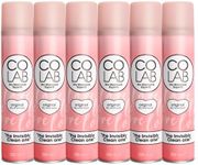 COLAB Dry Shampoo, Original, 200ml, Pack of 6 - No Fuss, All Hair Types, Fresh Scent