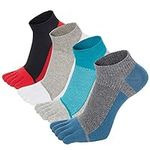 VWELL Toe Socks for Men Women Ankle