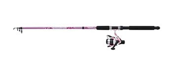 Mitchell Tanager Pink Camo II Spin Combo, Fishing Rod and Reel Combo, Spinning Combos, Allround Fishing, Ideal for Beginners or Occasional Anglers, Unisex, Pink, 2.1m | 7-20g