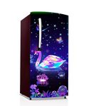 Creative Print Solution Duck Design Fridge Sticker for Fridge/almirah/Table/Kitchen/Single Door Size 24x49 inch